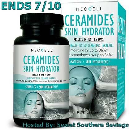 NeoCell Ceramides Skin Hydrator Giveaway Ends 7/10