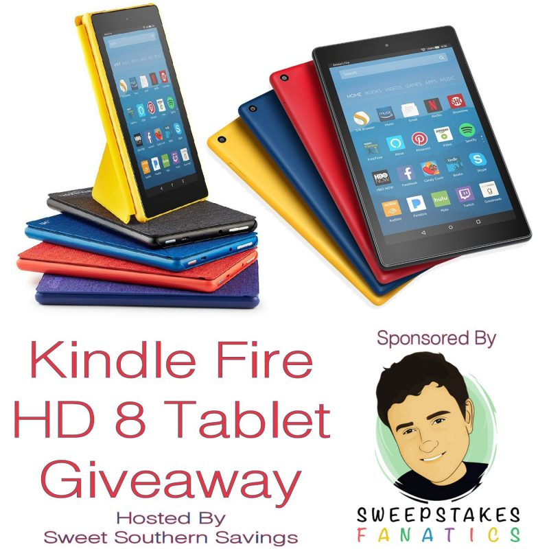 Kindle Fire HD 8 Tablet Giveaway