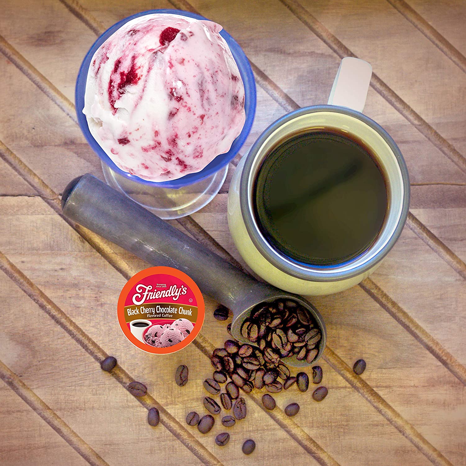 Friendly's Black Cherry Chocolate Chunk Ice Cream Flavored Coffee Giveaway